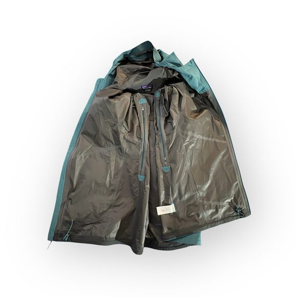Patagonia Men’s XXL GORE-TEX Lightweight Rain Jacket Waterproof Shell Teal Tate - Picture 7 of 10